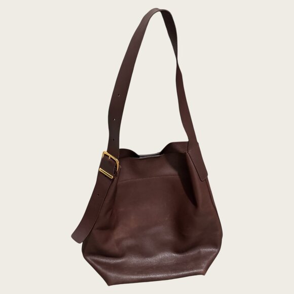 Madewell Brown Leather Tote Bag - Picture 4 of 11